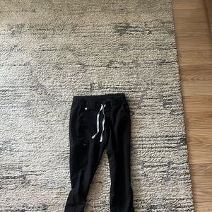 Black figs scrub pants